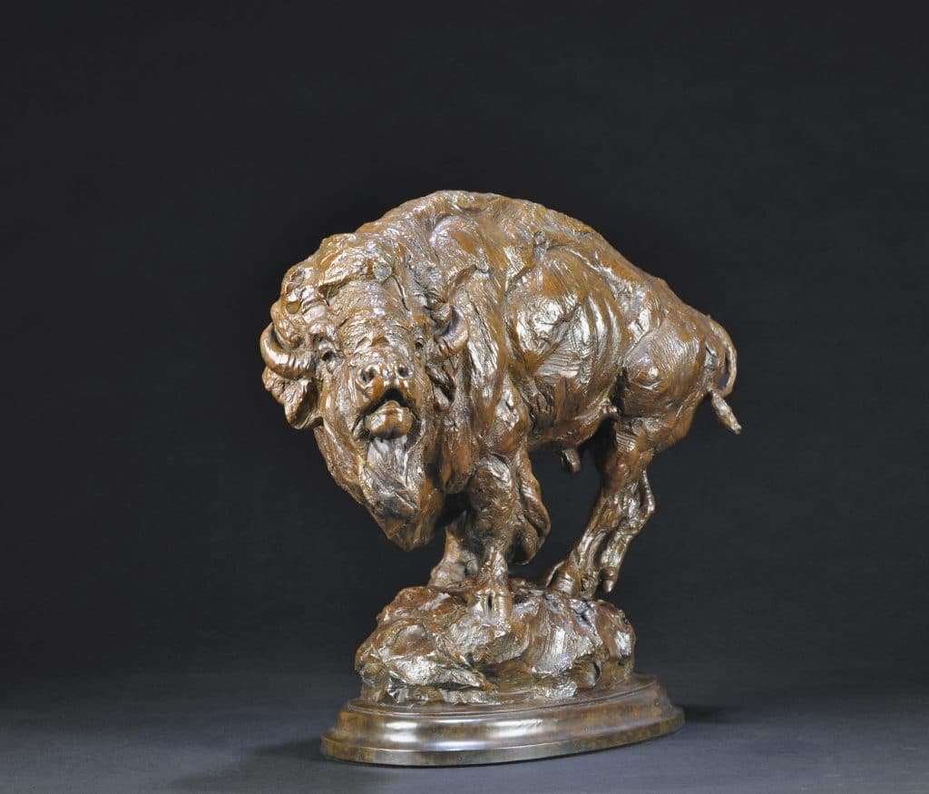 SHINABERGER, TIM "Old Man of the Sage"
bronze, 16x17.5x10 in - ,500