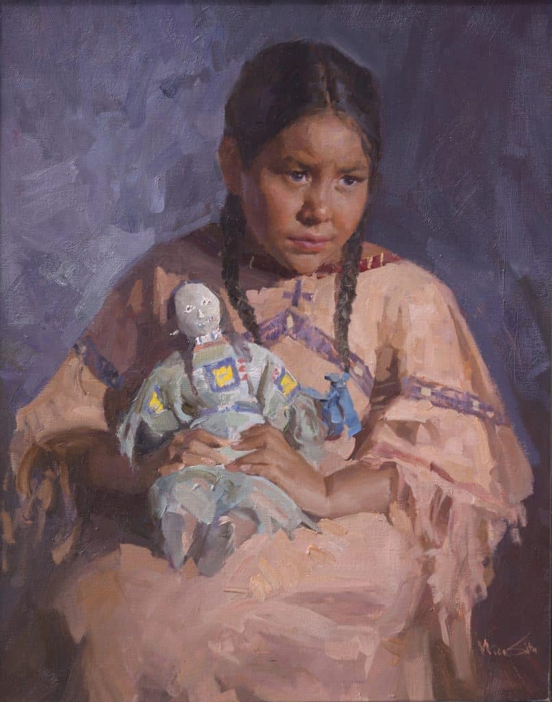 SITU MIAN Her Good Friend oil on canvas x $