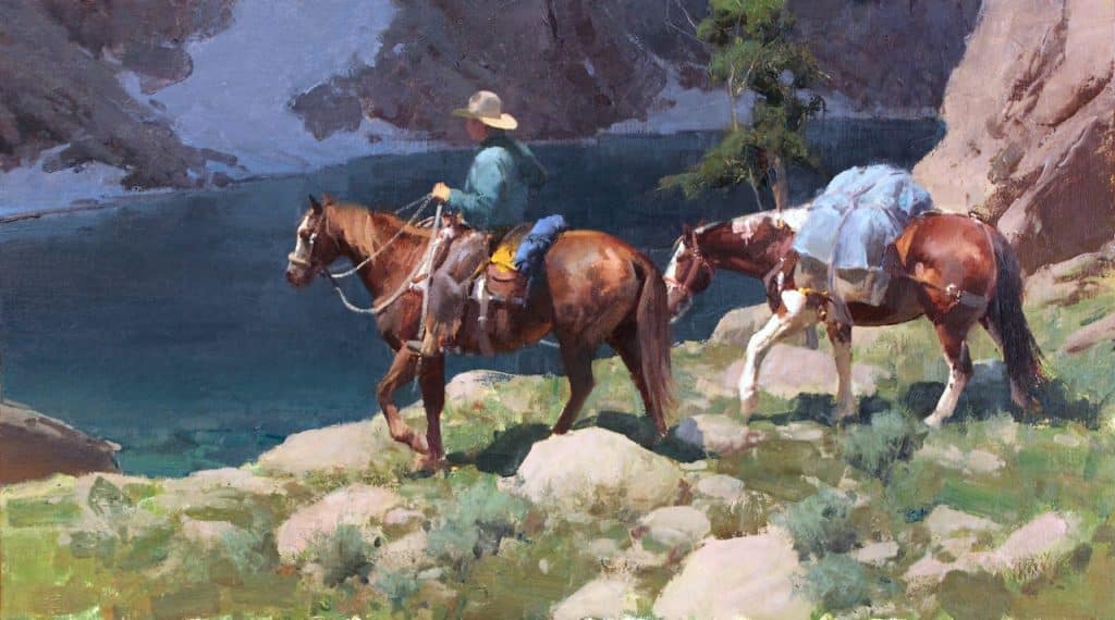 ANTON BILL Wind River Gem oil on linen x $
