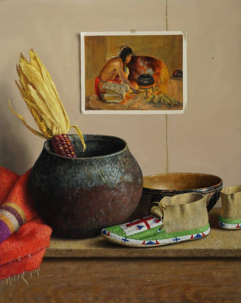 ACHEFF WILLIAM Two Seasons oil x $ rev