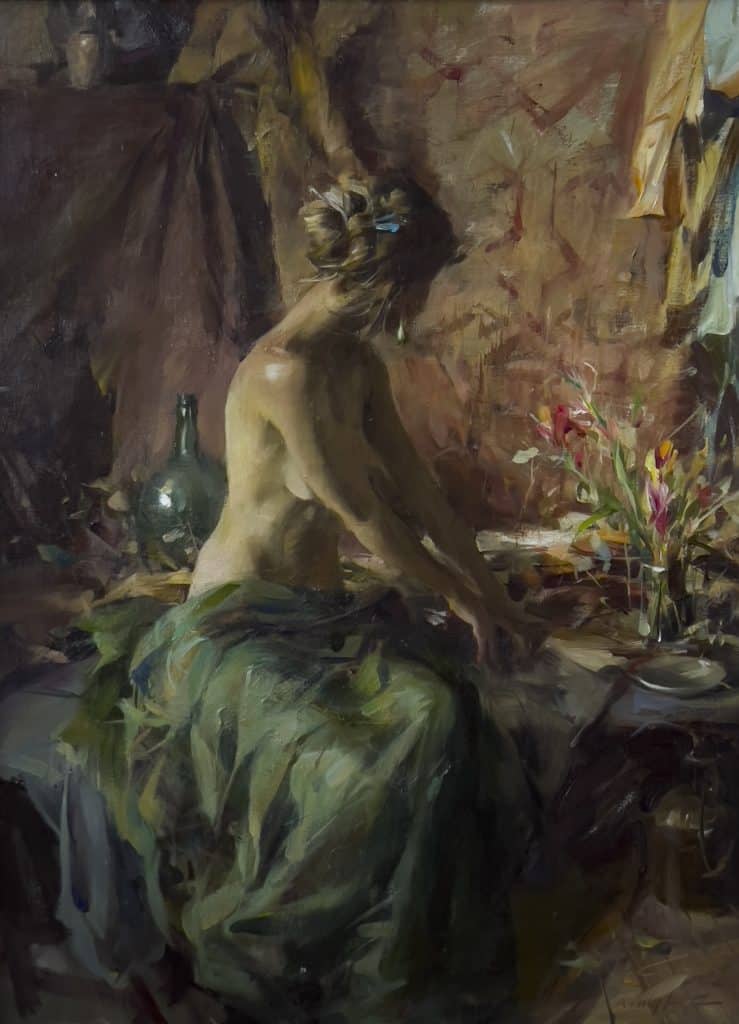 HO QUANG In the Studio oil on linen x $