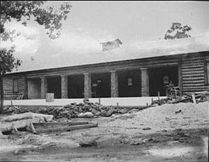 Bunkhouse under construction